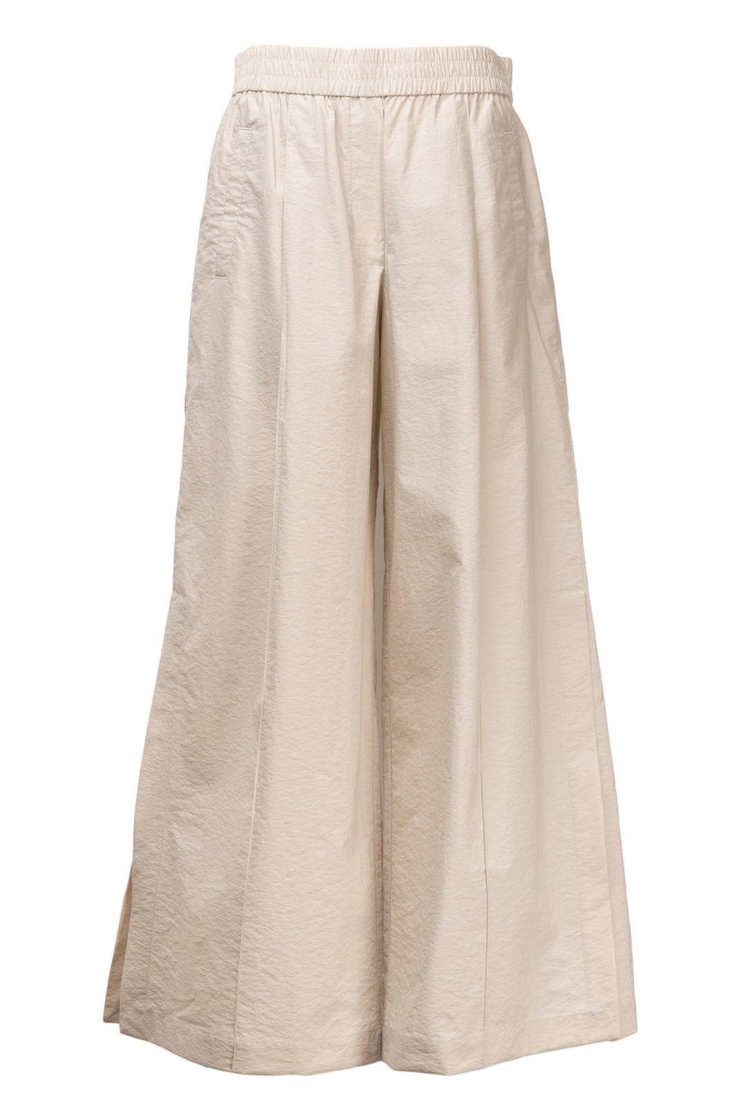Brunello Cucinelli Size 8 Side Slit Cotton Blend Pants