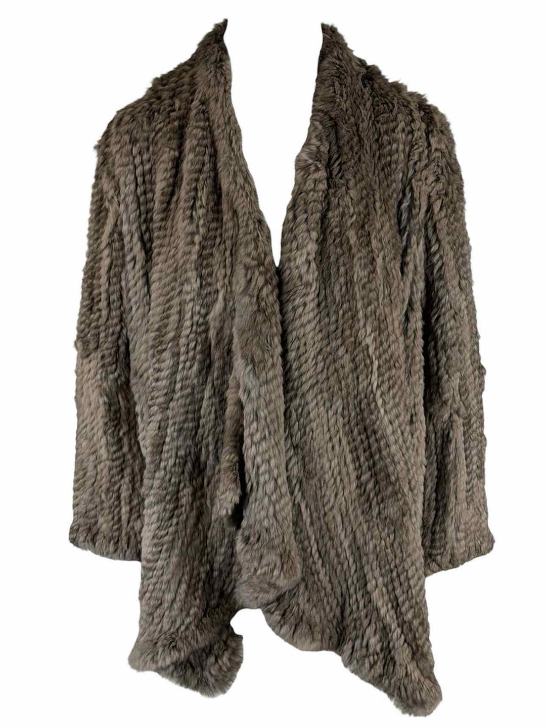H Brand Size S/M Ashleigh Rabbit Fur Jacket