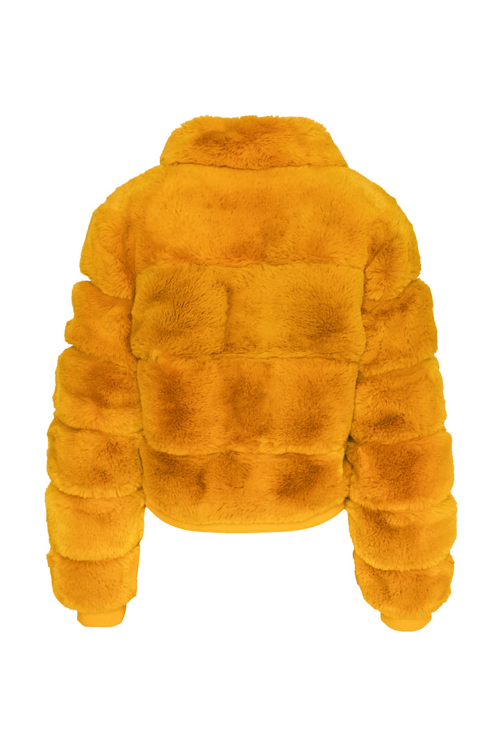 Fusalp Size 36  Faux Fur Quilted Jacket