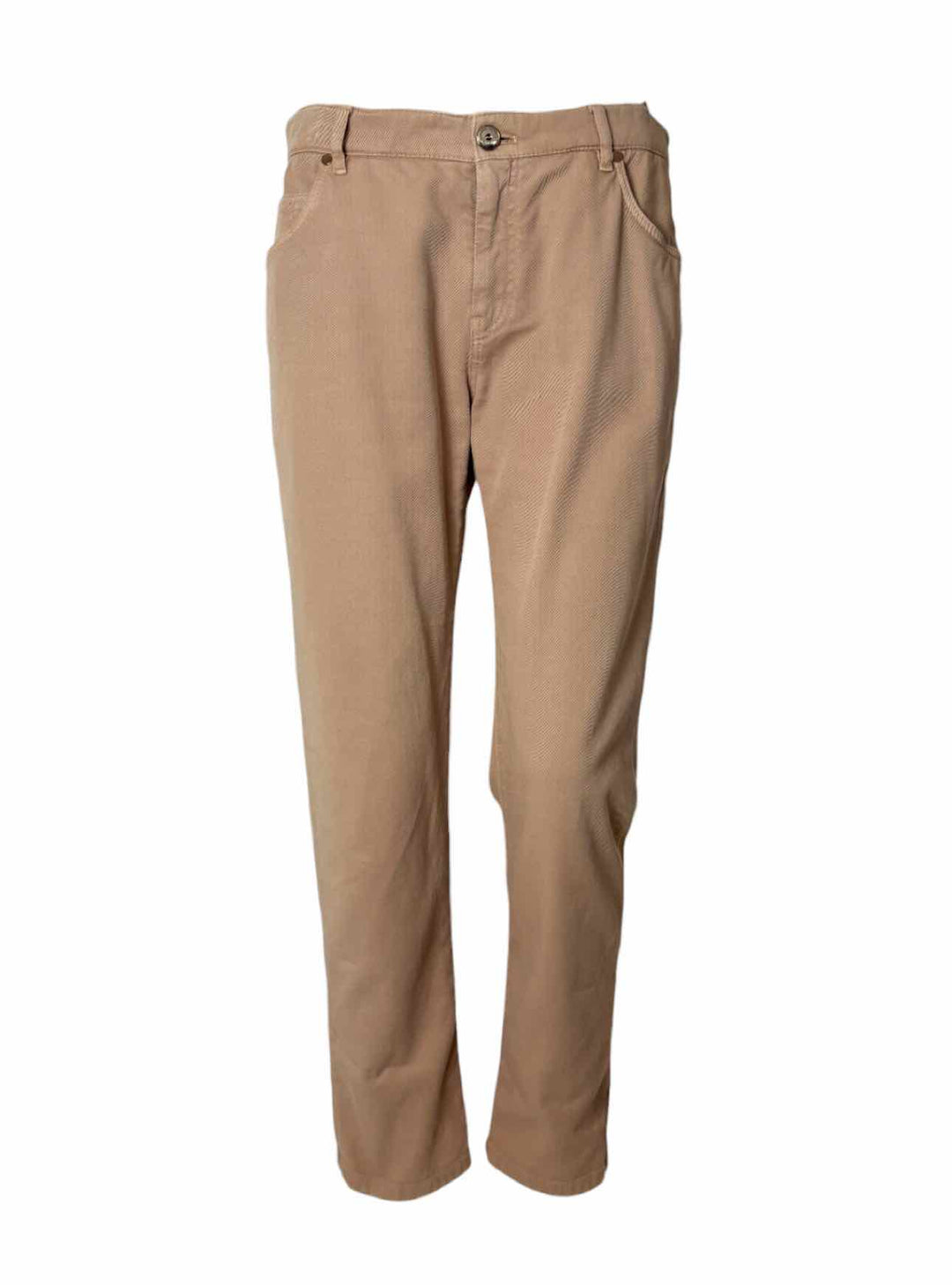 Brunello Cucinelli Size 6 Cotton Tapered Leg Pants