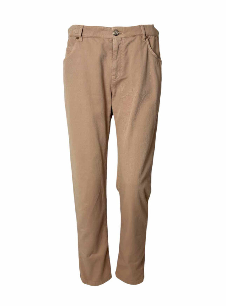 Brunello Cucinelli Size 6 Cotton Tapered Leg Pants