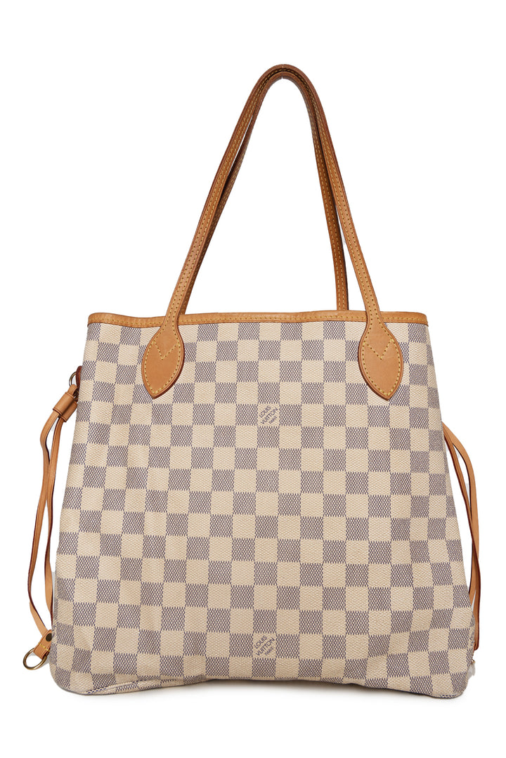 Louis Vuitton 2012 Damier Azur Neverfull MM Tote