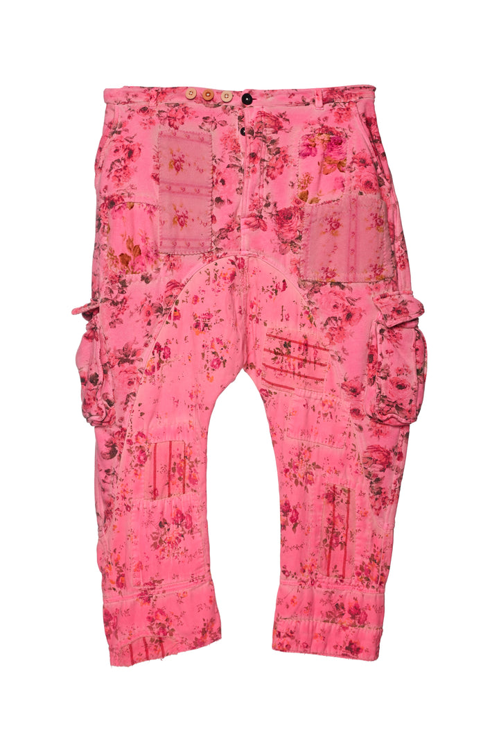 Magnolia Pearl Size OS Fleece Floral Pash Cargo Pants