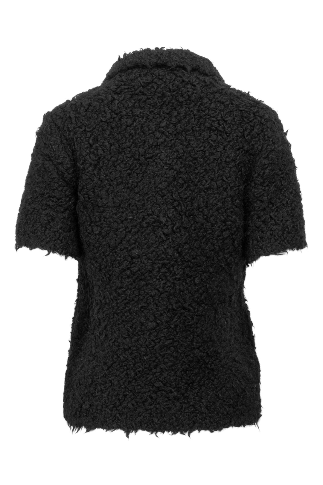 Marni Size 44 Boucle Polo Short Sleeve Top