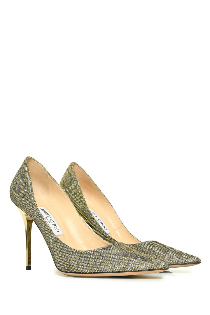 Jimmy Choo Size 39.5 Abel Glitter Pumps