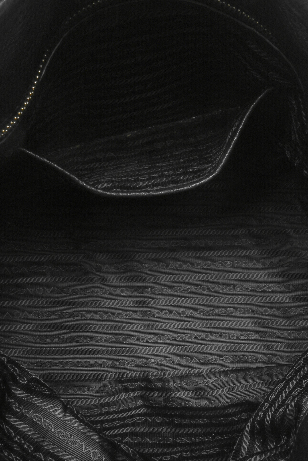 Prada Tessuto Nylon & Leather Buckle Tote