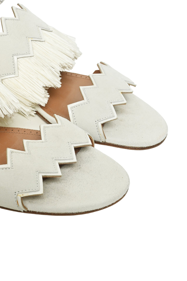 Alaia Size 39 Fringe Gladiator Sandals