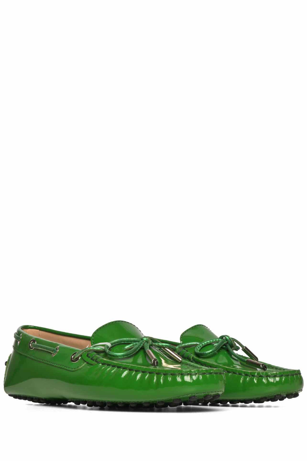 Tod's Size 38 Patent Leather Gommino Loafers