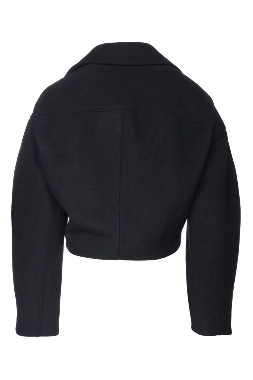 Vanessa Bruno Size 36 Cropped Wool Blend Jacket