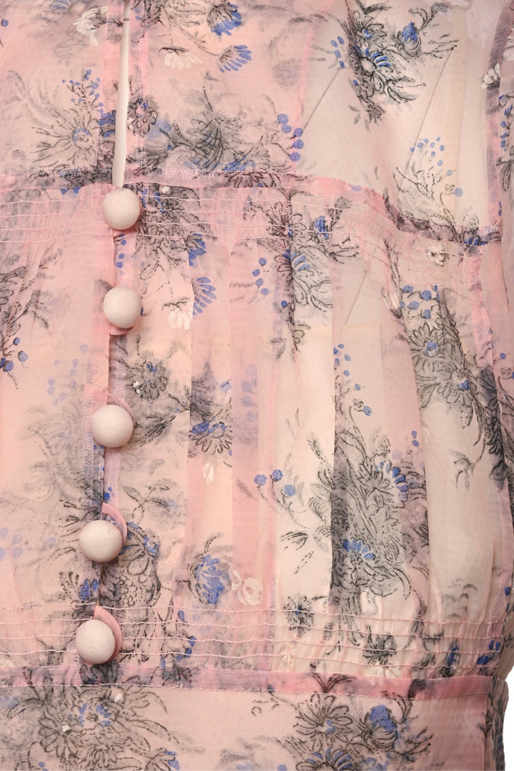 Prada Size 36 2024 Floral Print Mini Dress