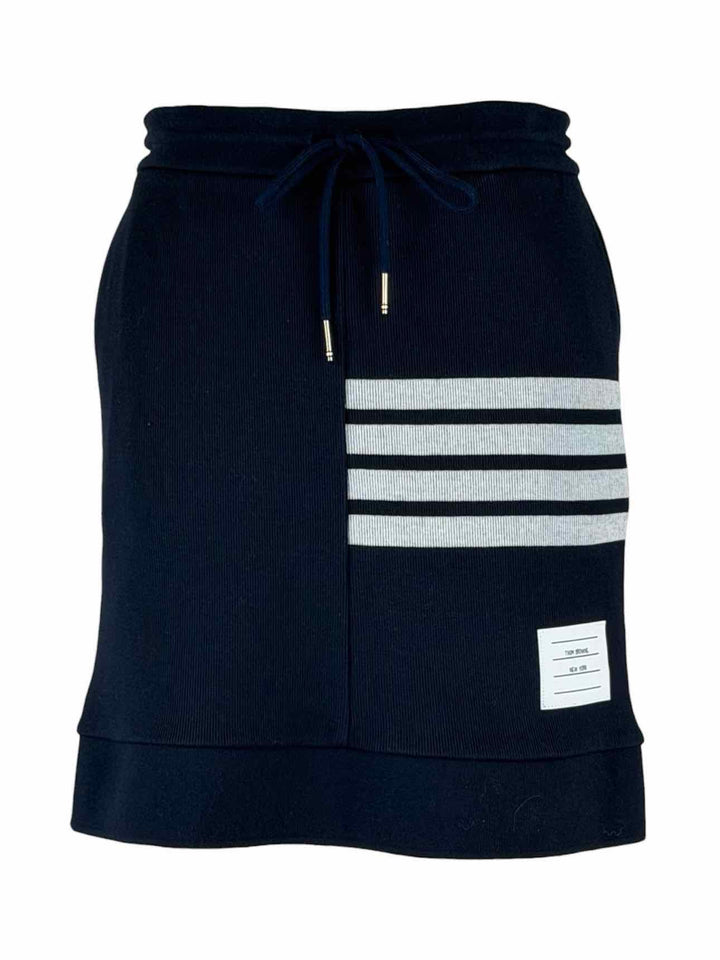 Thom Browne Size 42 4-Bar Mini Skirt