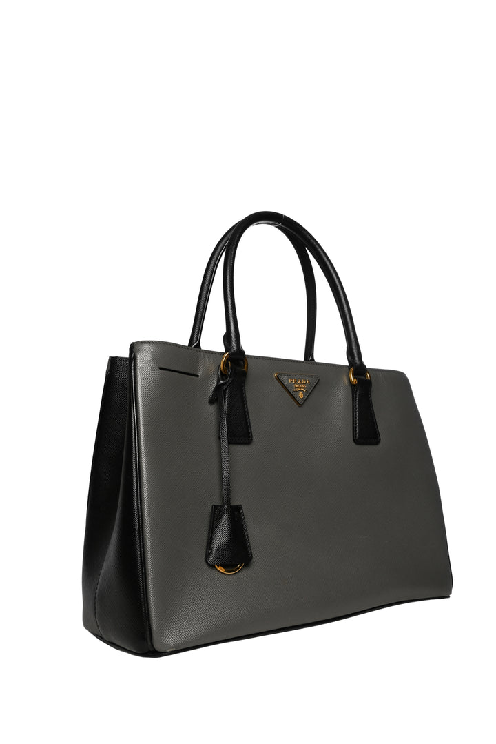 Prada Saffiano Lux Double Zip Tote