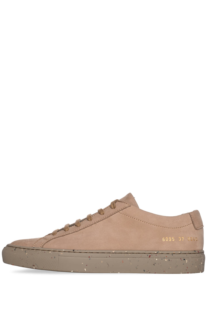 Common Projects Size 37 Achilles Low Nubuck Confetti Sneaker