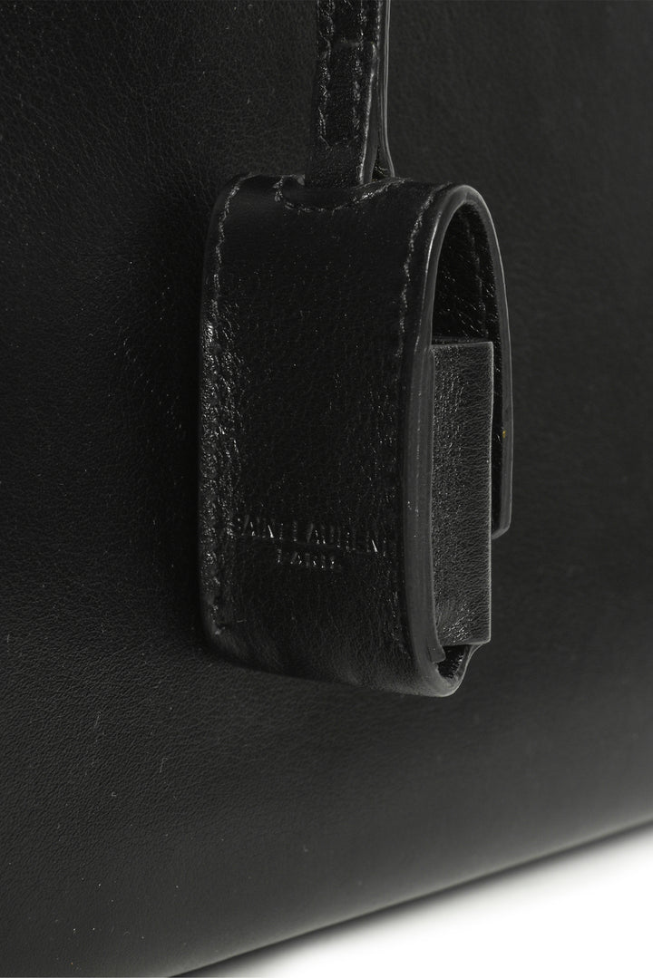 Saint Laurent Smooth Leather Nano Sac De Jour Tote