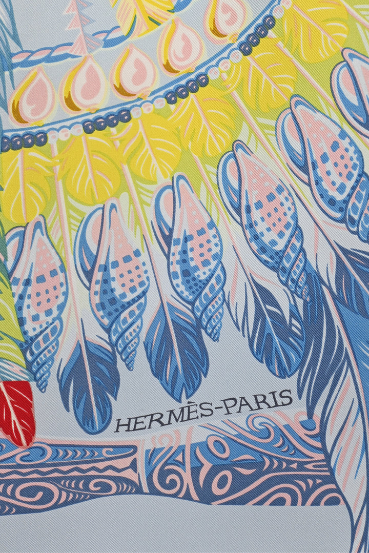 Hermes Danse Pacifique Silk Scarf