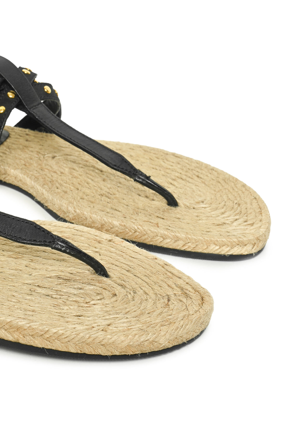 Burberry Size 40.5 Espadrille Studded Sandals