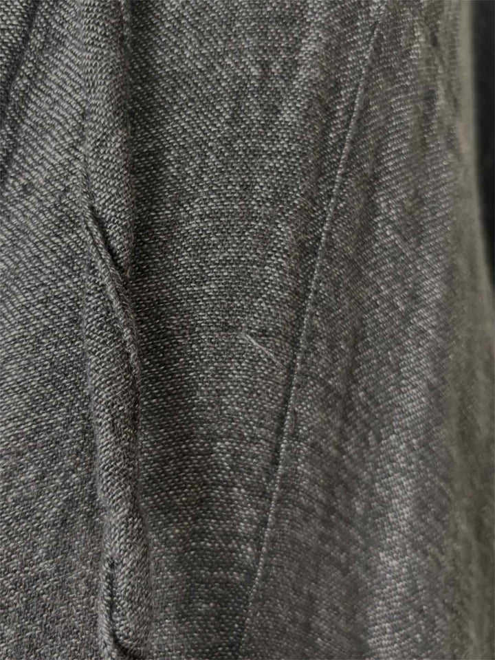 Eskandar Size 1 Linen Blend Hooded Jacket
