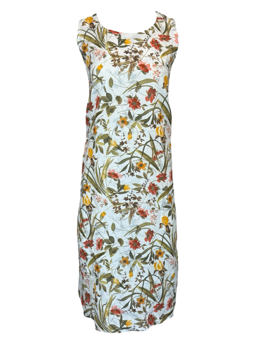 Eskandar Size 0 Floral Sleeveless Dress