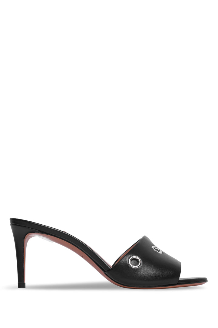Alaia Size 38.5 Oeillets Grommets Leather Sandals
