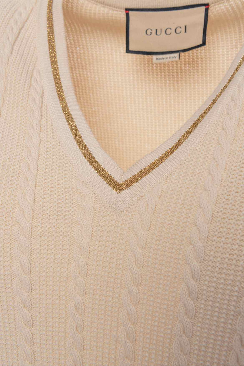 Gucci Size S V-Neck Sweater Vest