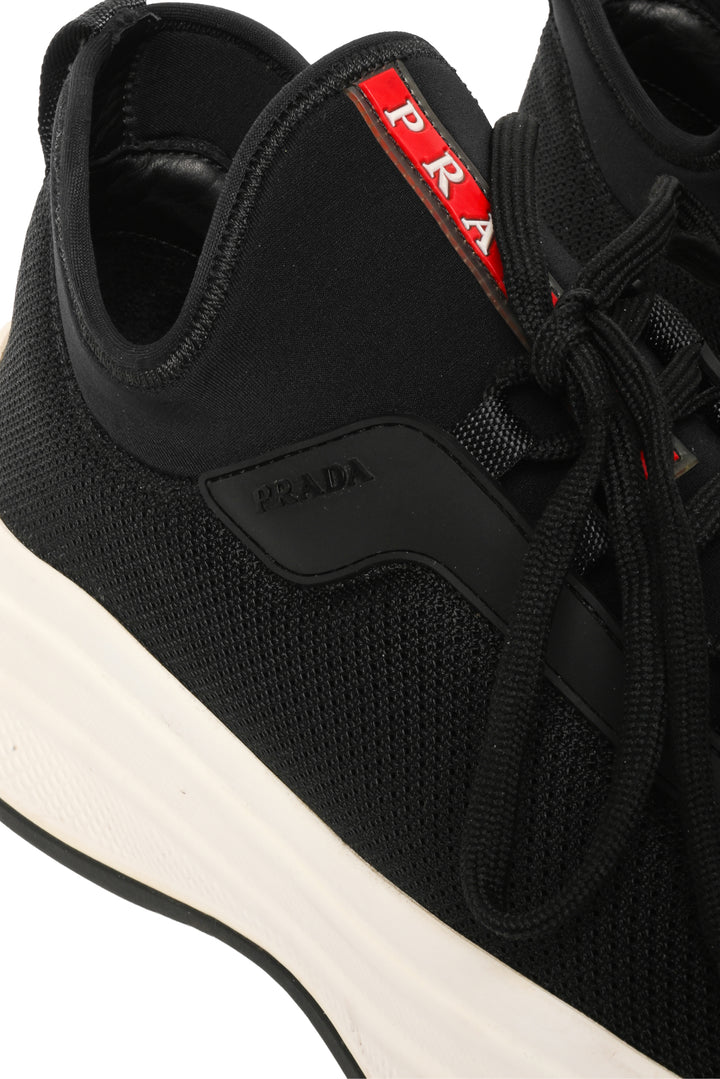 Mens Shoe Size 7.5 Prada Men's America's Cup Neoprene Sneakers