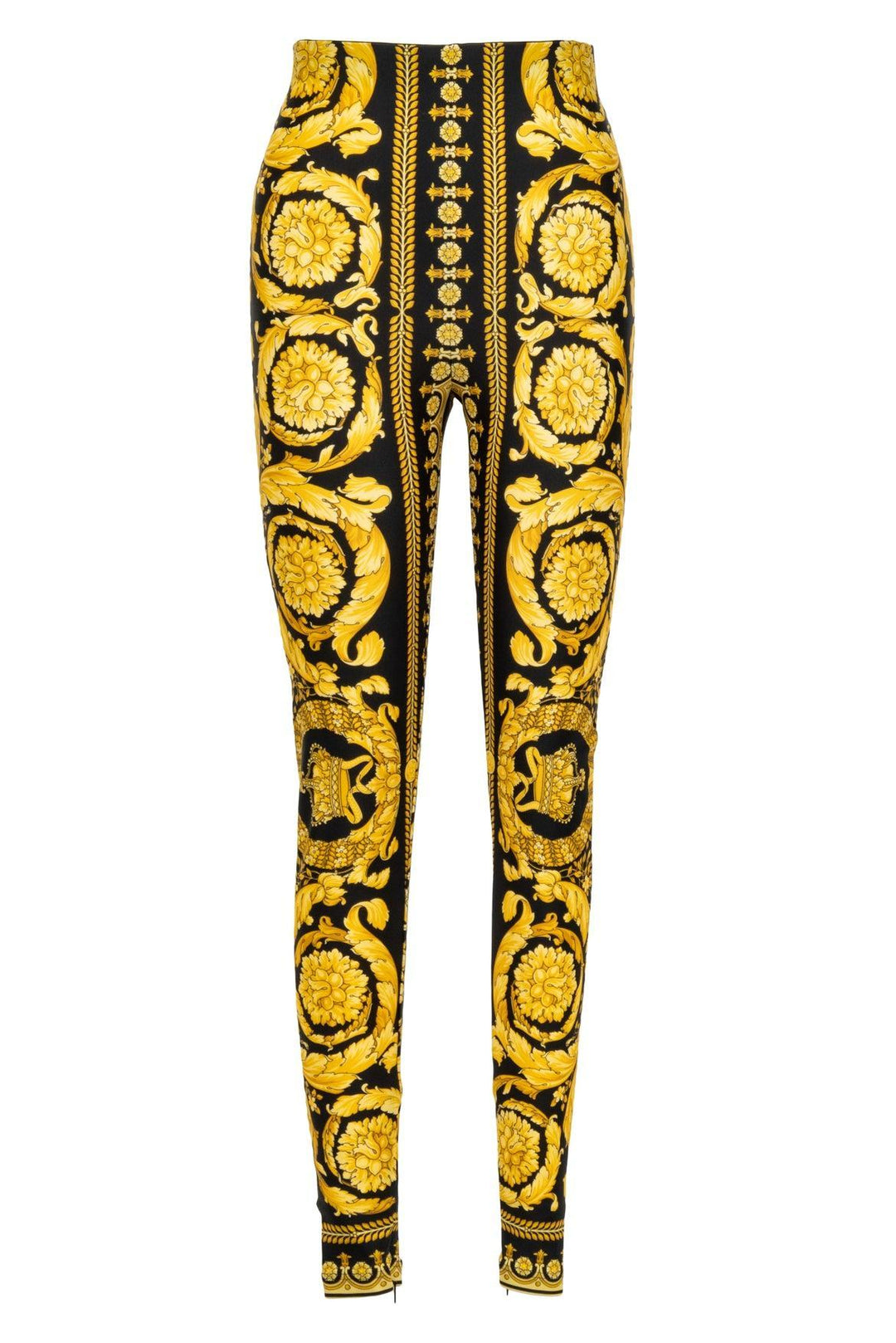 Versace Size 36 Tribute Baroque 1992 Printed Leggings