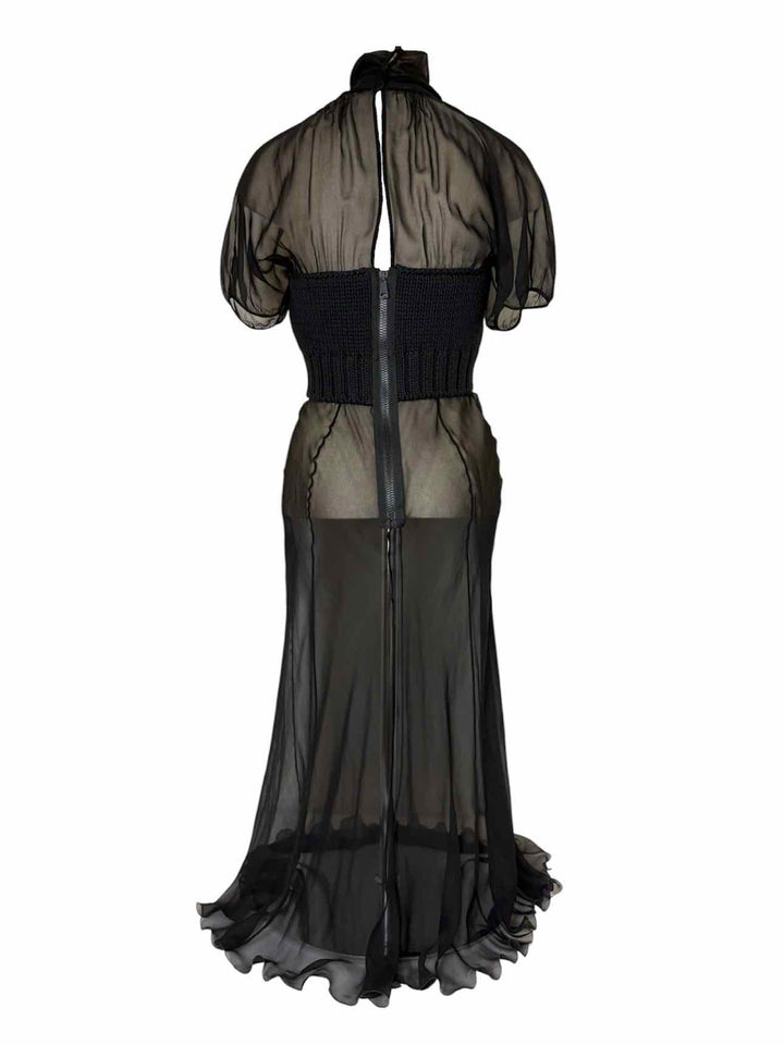No21 Size 44 Sheer Silk Blend Dress