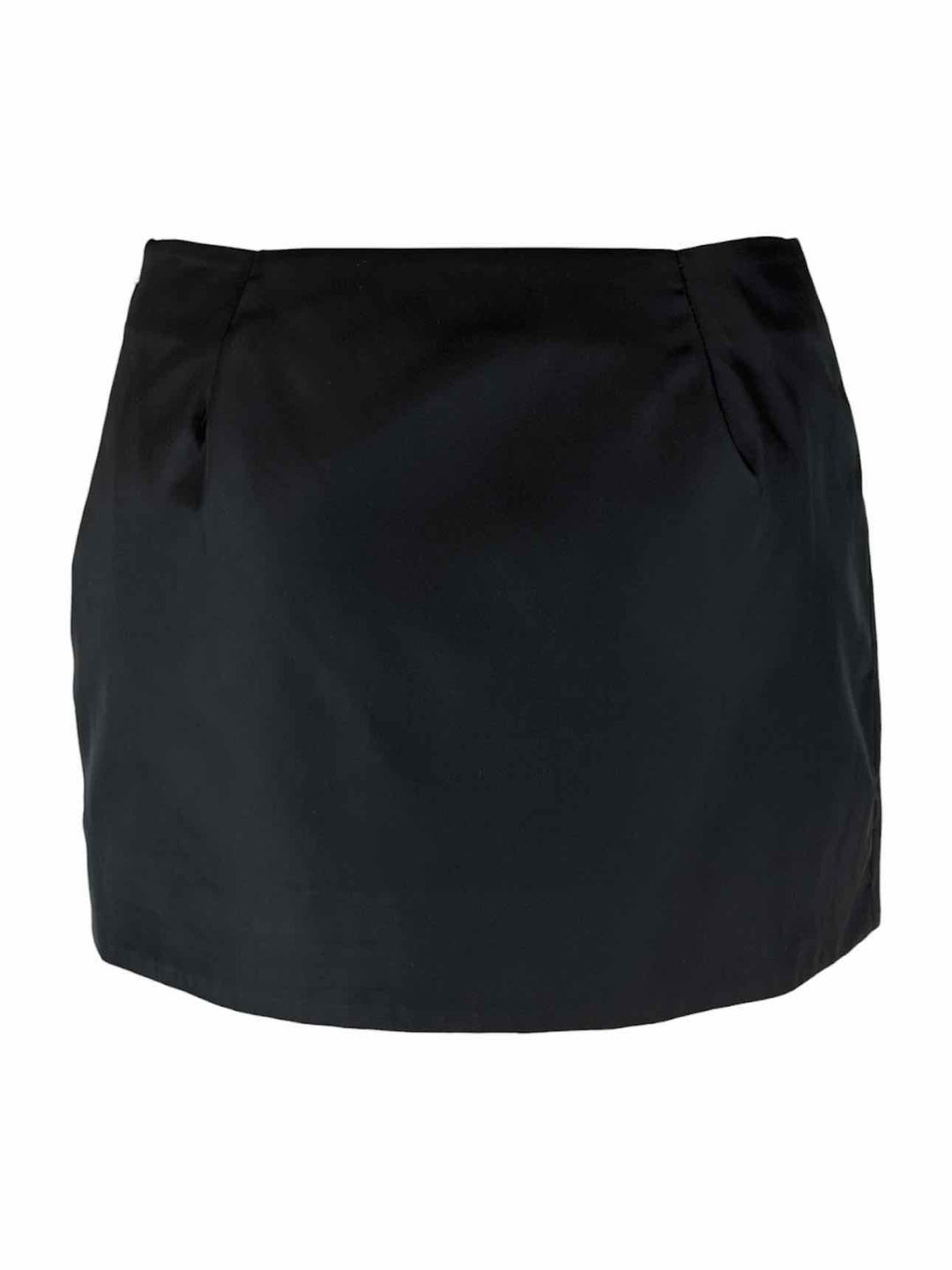 Prada Size 36 2023 Zipped-Pouch Re-Nylon Mini Skirt