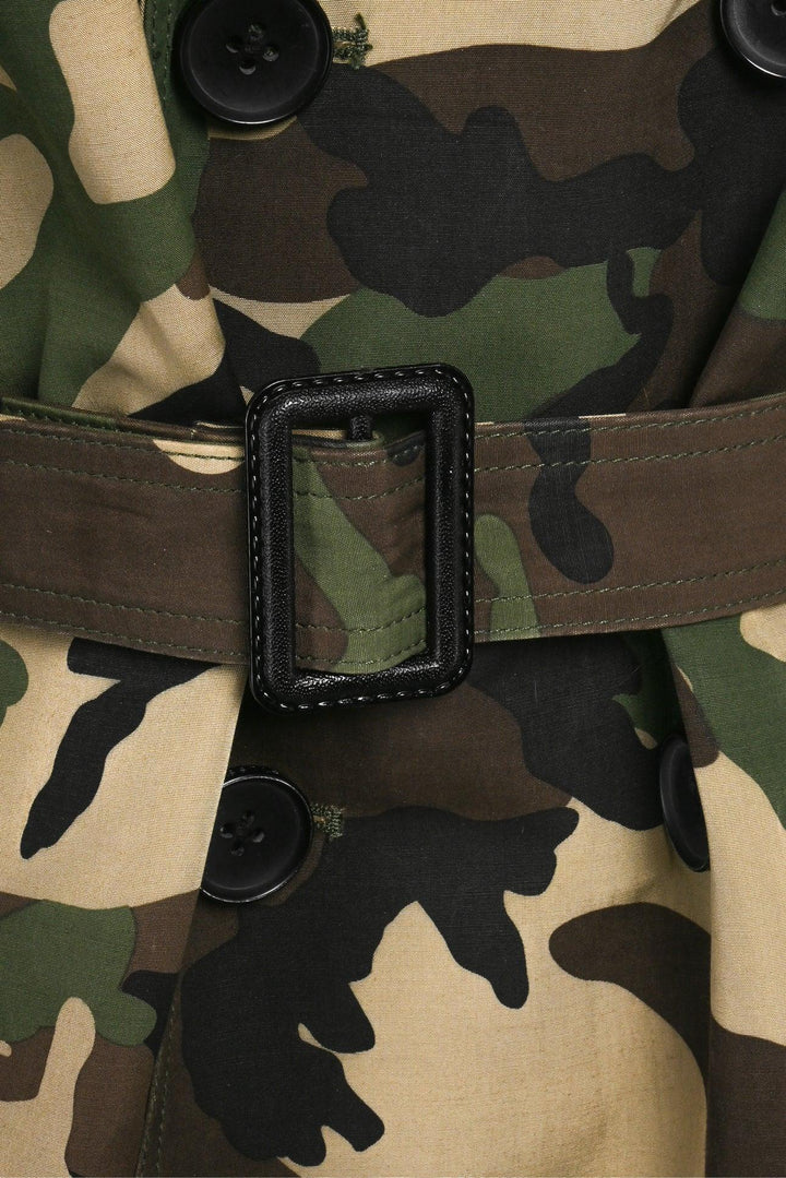Stussy Size L Men's Camo Trench Coat