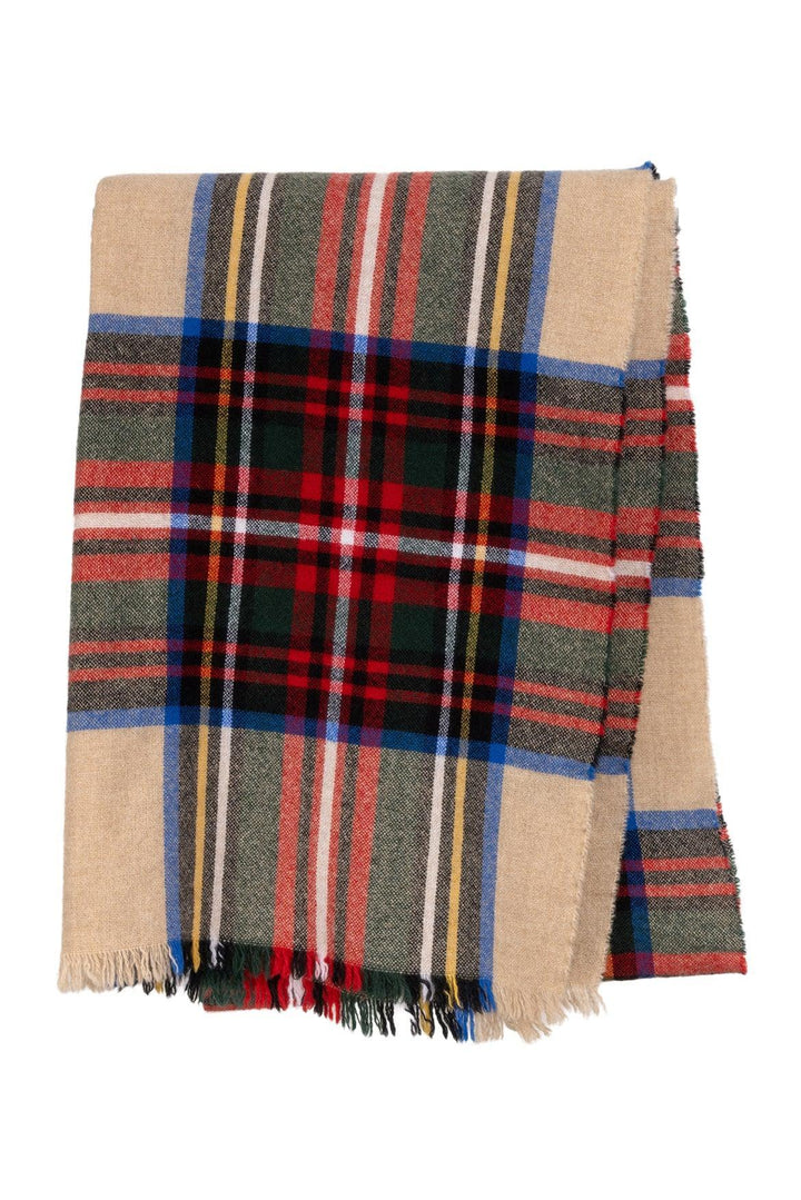 Begg x Co Size OS Wool & Cashmere Shawl