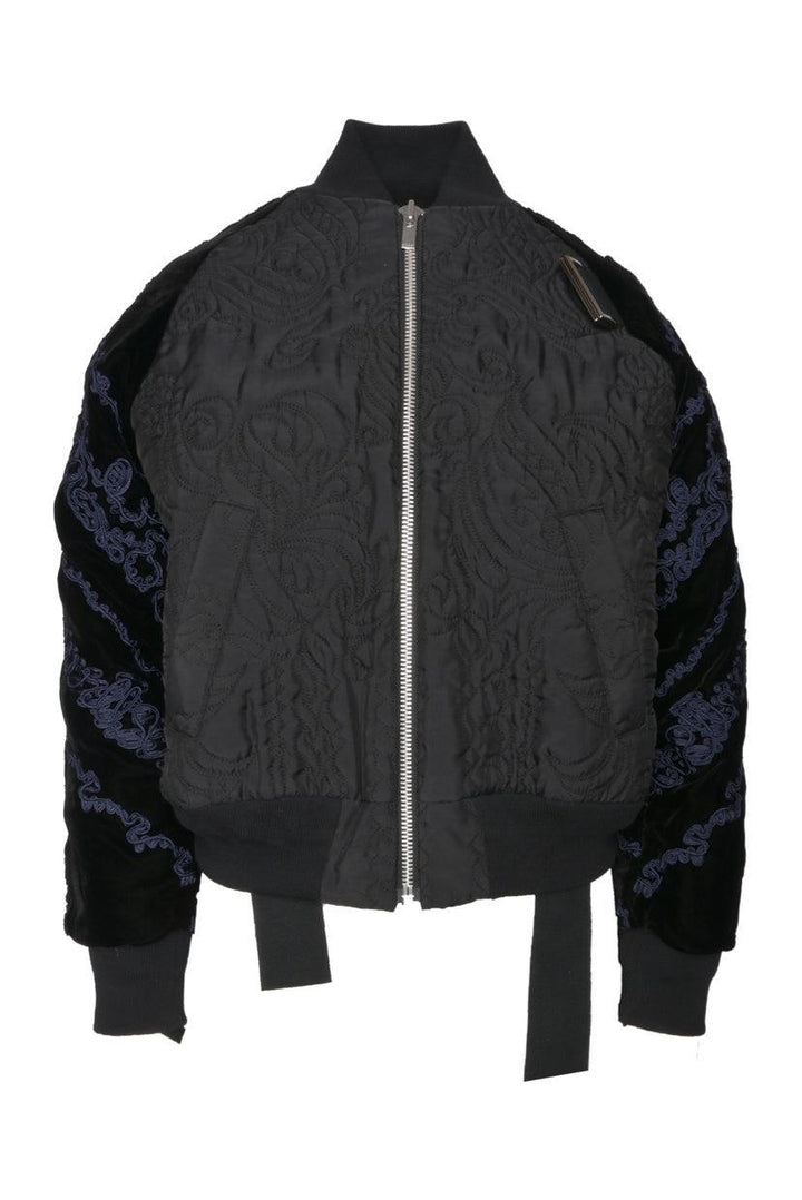 Sacai Size 2 Calligraphy Embroidered Bomber Jacket