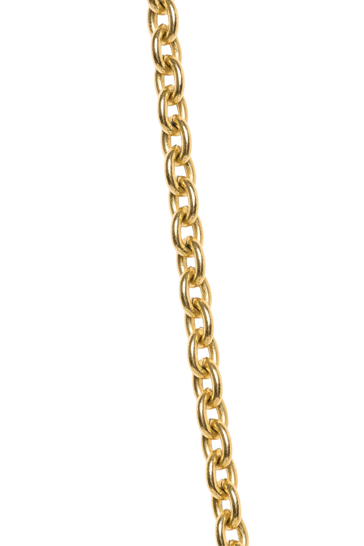 Chanel Vintage Quilted CC Long Necklace