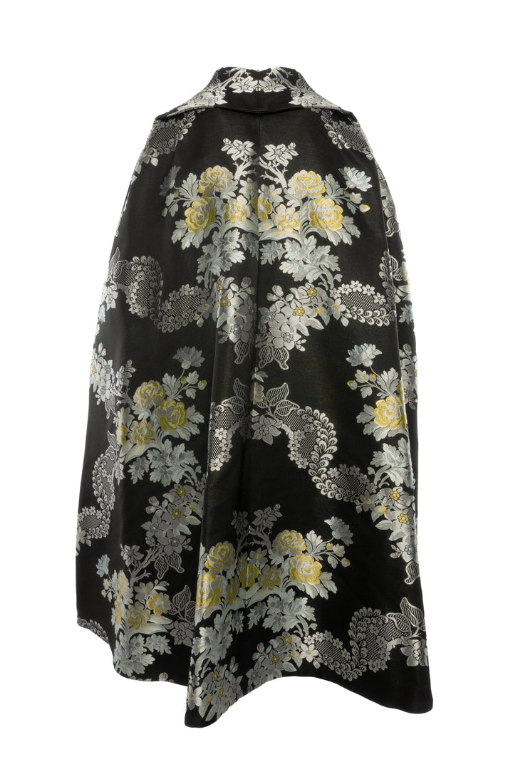 Erdem Size M/L Minerva Jacquard Cape