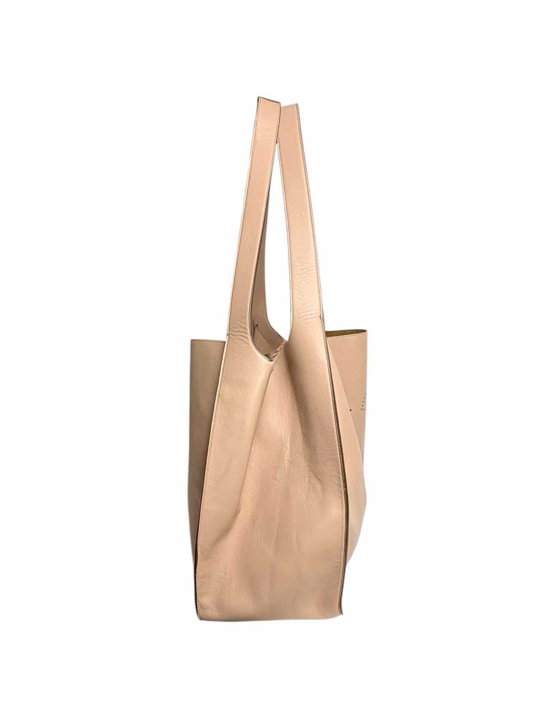 Stella Mccartney Perforated Logo Faux Leather Tote