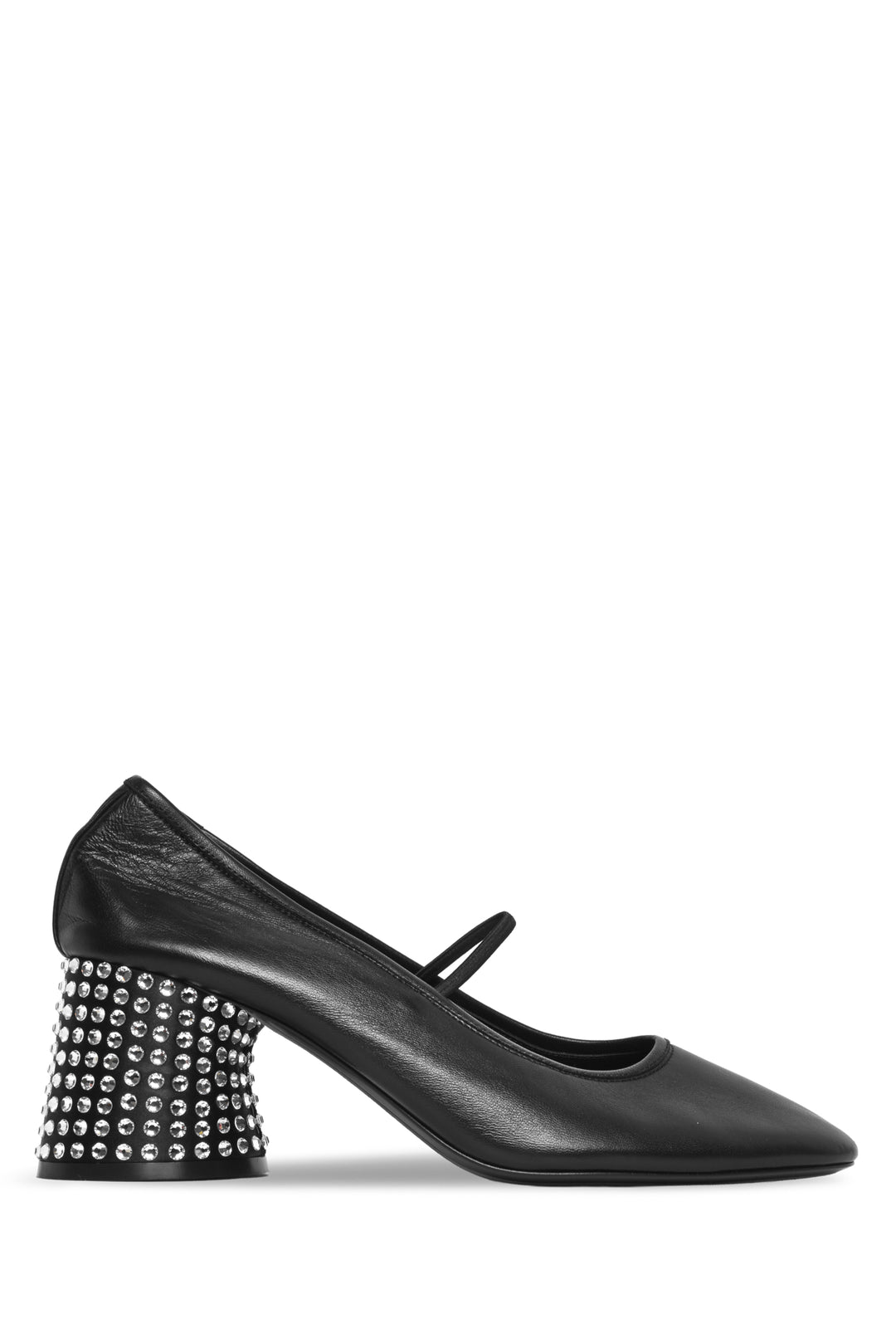 Khaite Size 38.5 Lorimer Embellished Leather Mary Jane Pumps