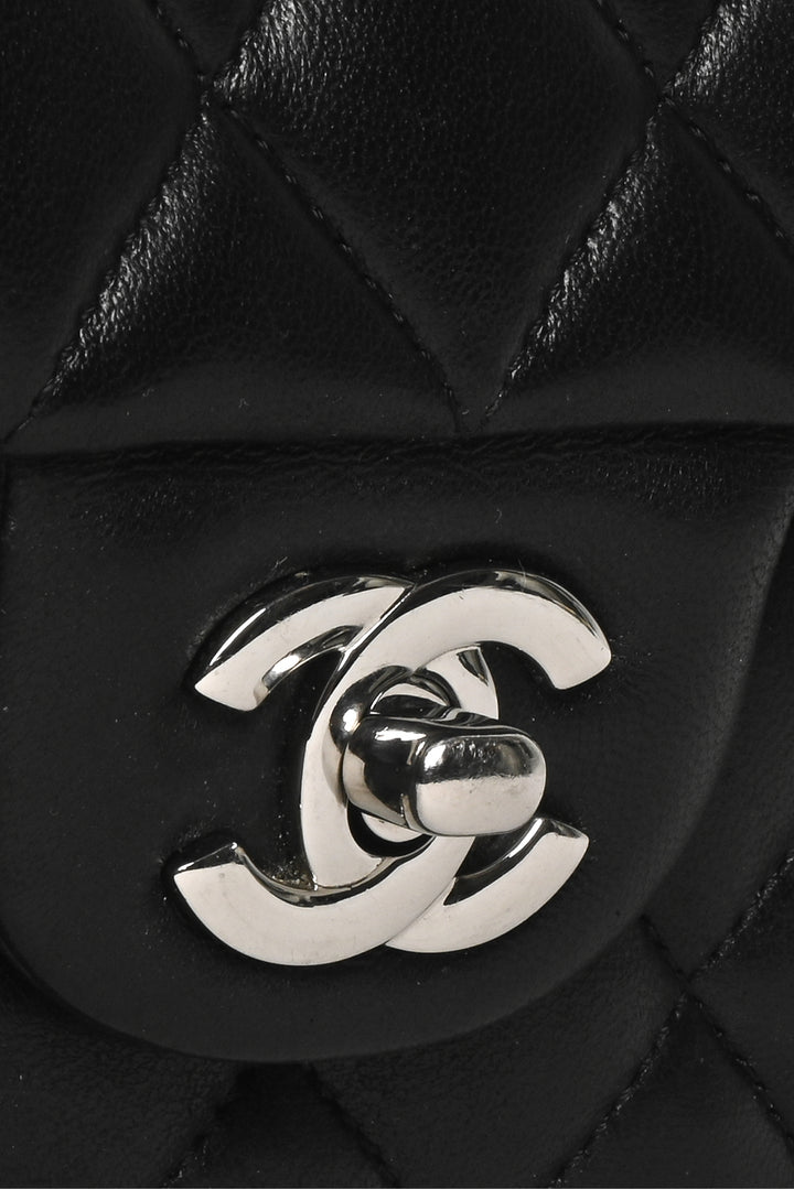Chanel Lambskin Quilted Small Classic Double Flap Shoulder Bag