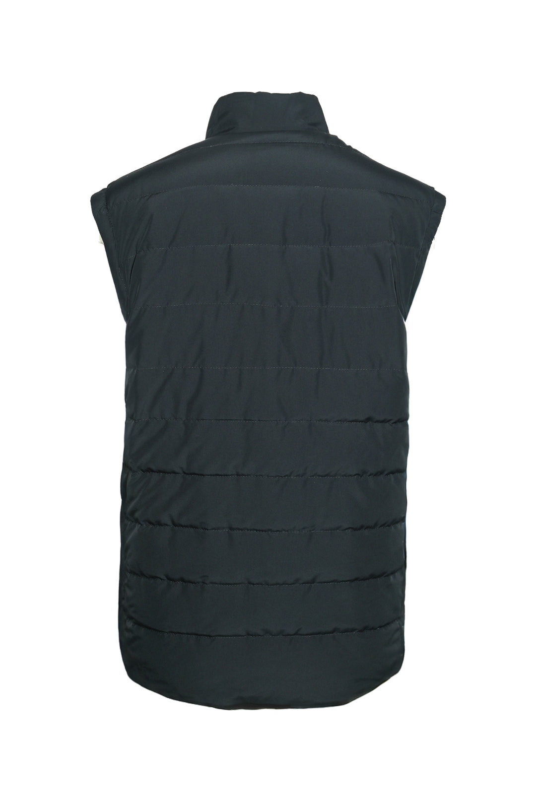 Corneliani Size 40 Men's Reversible Quilted Lambskin Down Vest