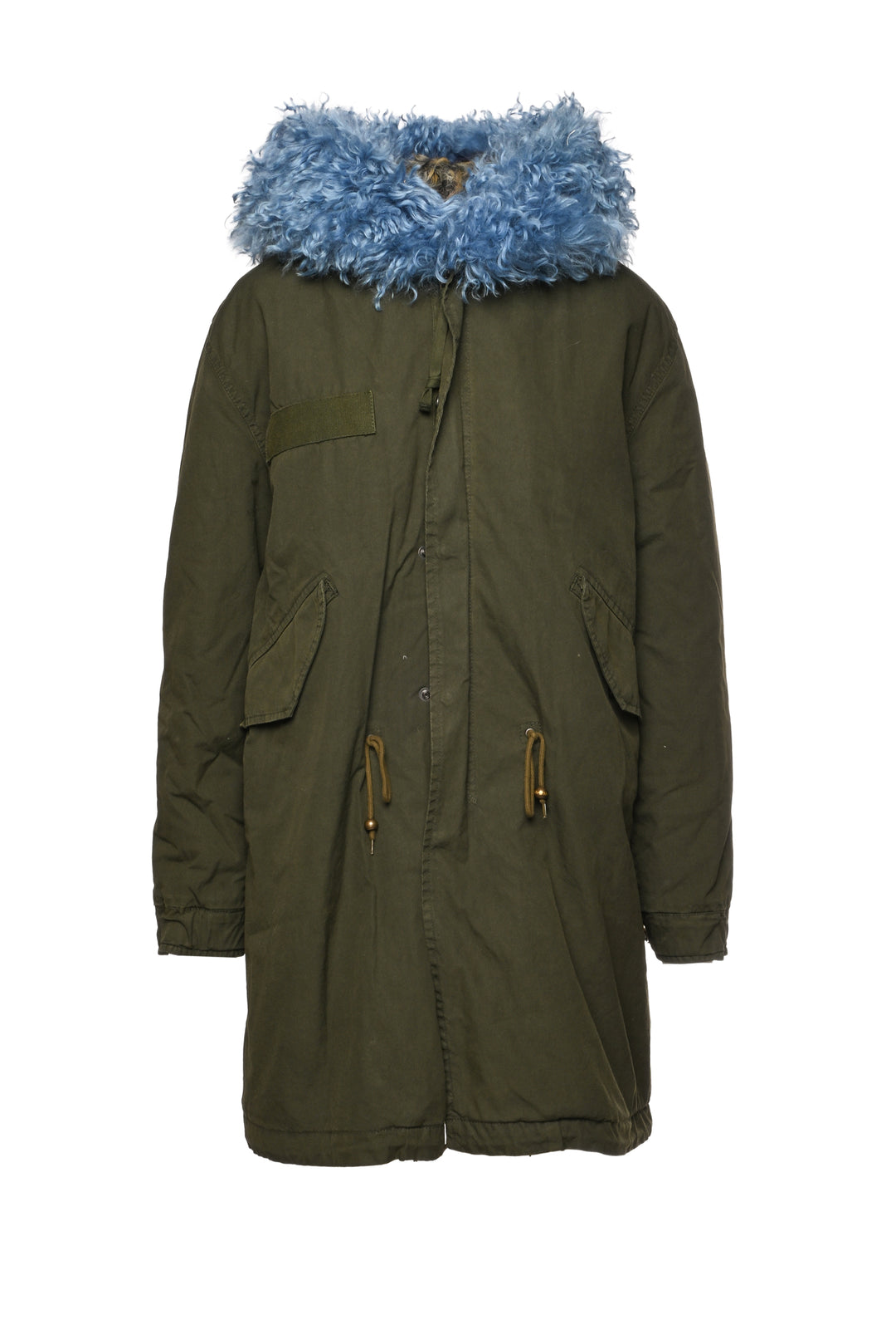 Mr & Mrs Italy Size XS Lamb Fur Lined Long Parka