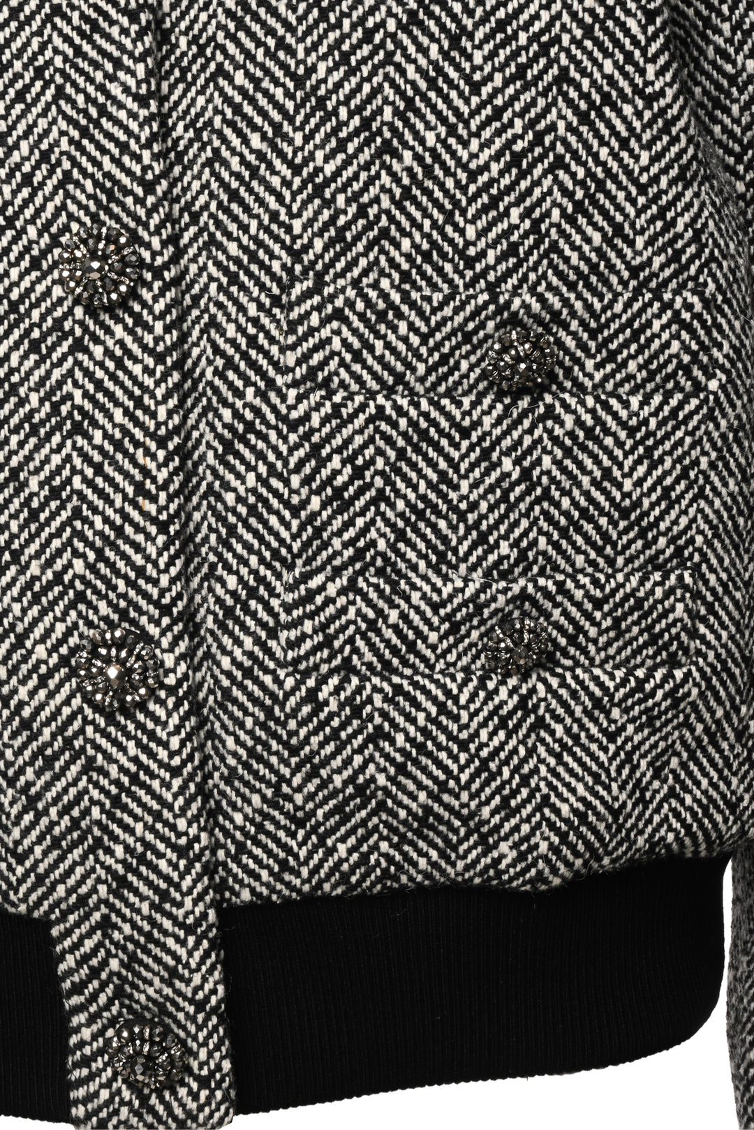 Self Portrait Herringbone Size 6 Jacket