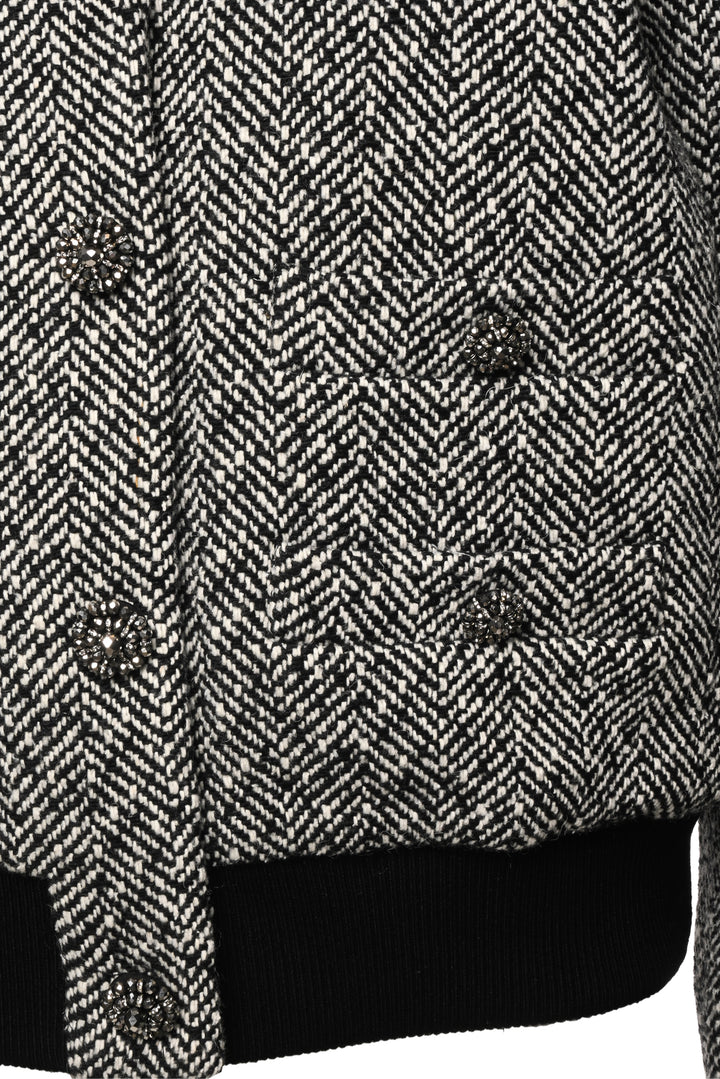 Self Portrait Herringbone Size 6 Jacket