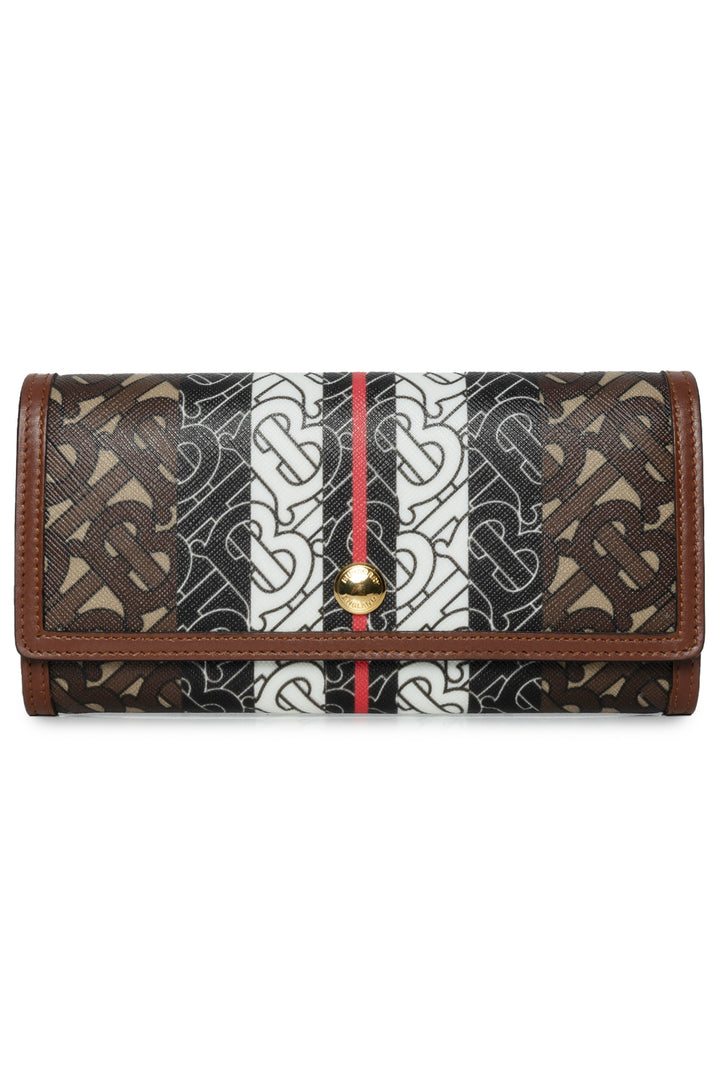 Burberry TB Monogram Stripe Continental Wallet