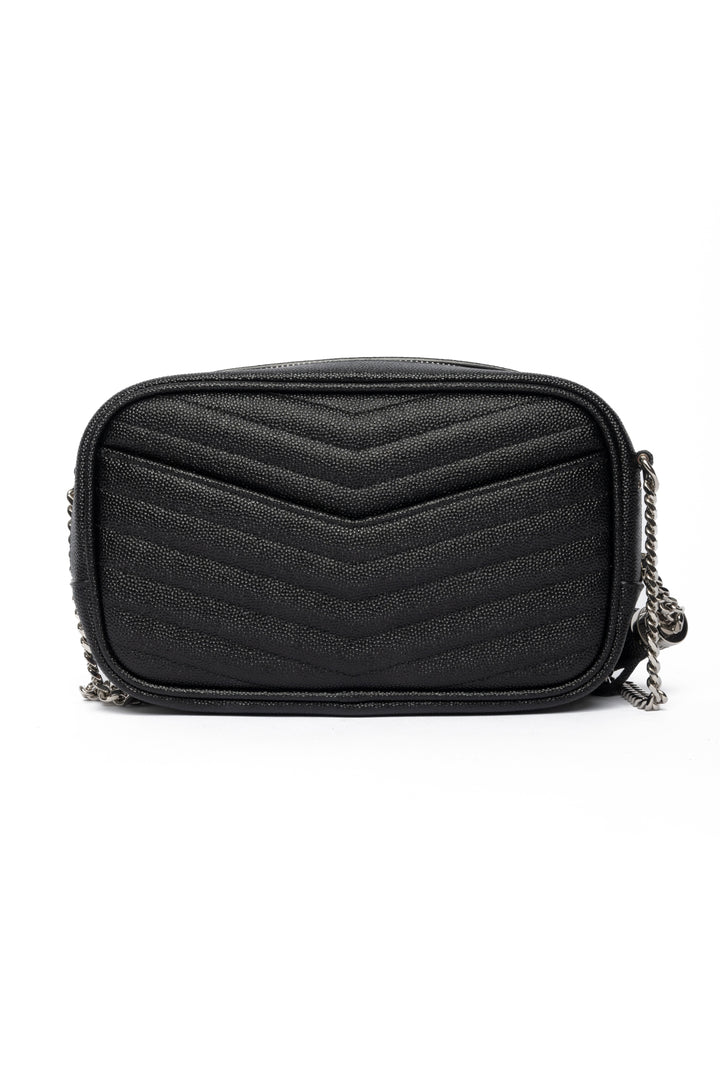 Saint Laurent 2021 Mini Lou Matelasse Camera Crossbody Bag