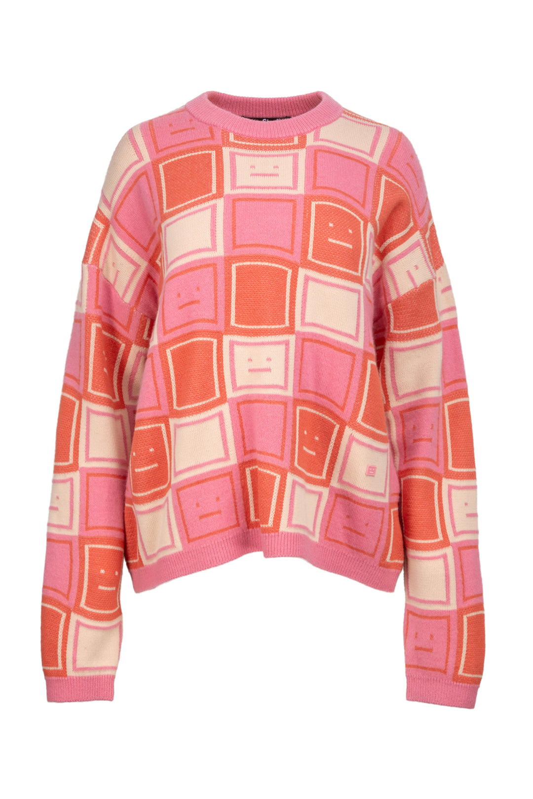 Acne Studios Size M Logo Jacquard Sweater