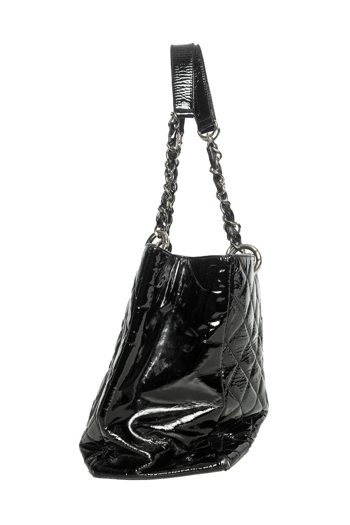 Chanel 2008 - 2009 Patent Leather Grand Shopping Tote
