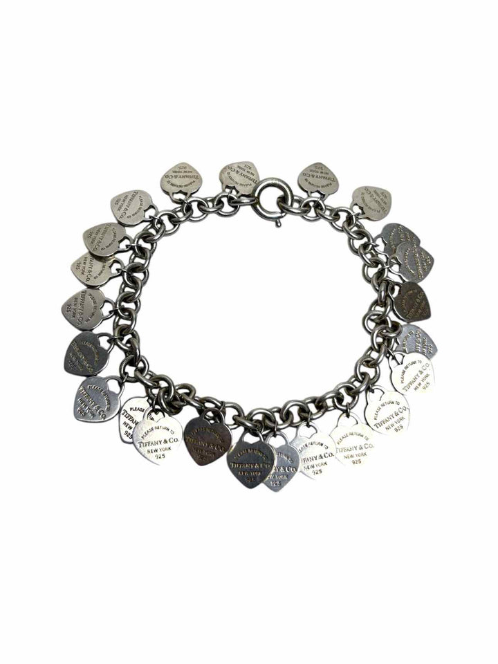 Tiffany & Co Mini Return to Tiffany Multi Heart Charm Bracelet