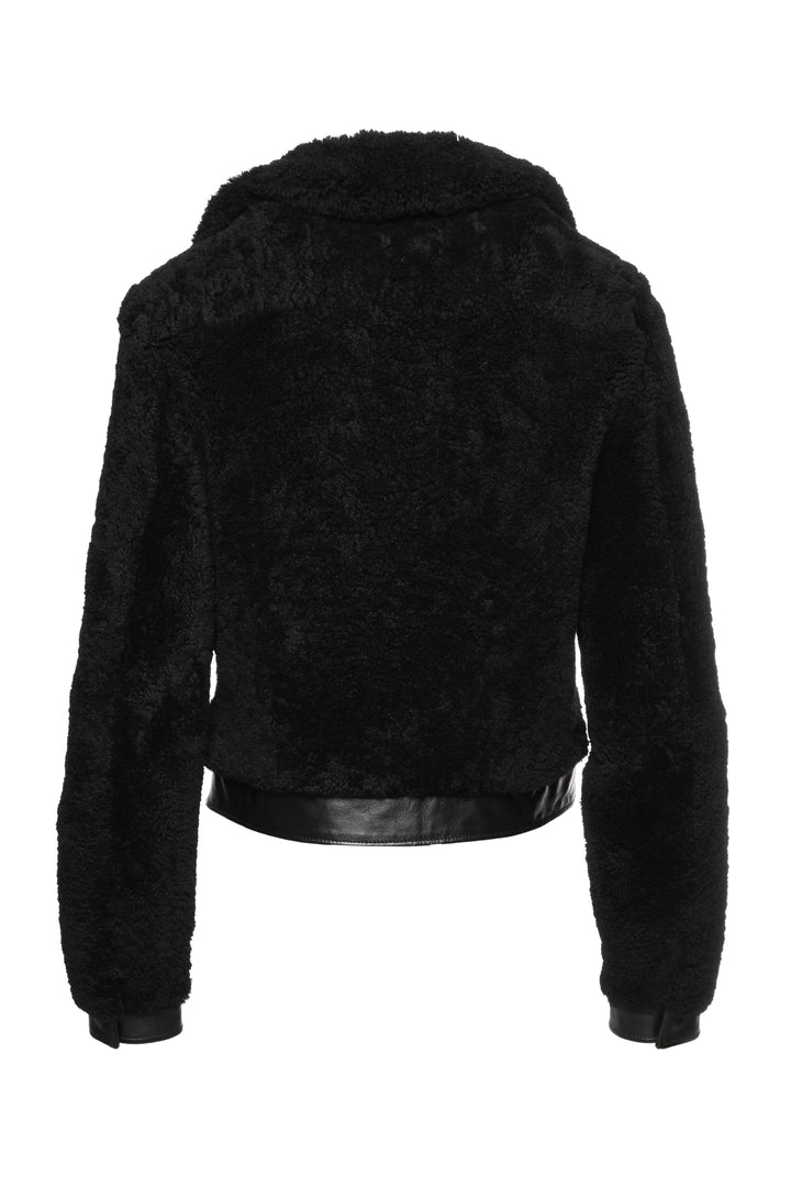 All Saints Size 4 Madsen Shearling Jacket
