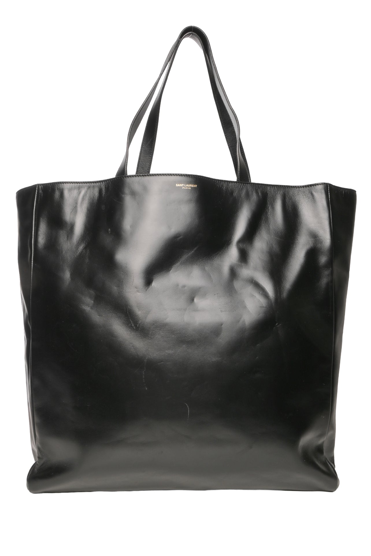 Saint Laurent Leather Shopping Tote - Luxury Used Designer Tote