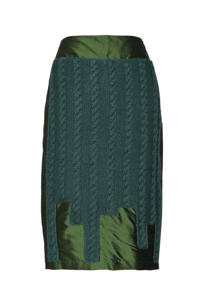 Risto Size XS Cable Stitched Skirt