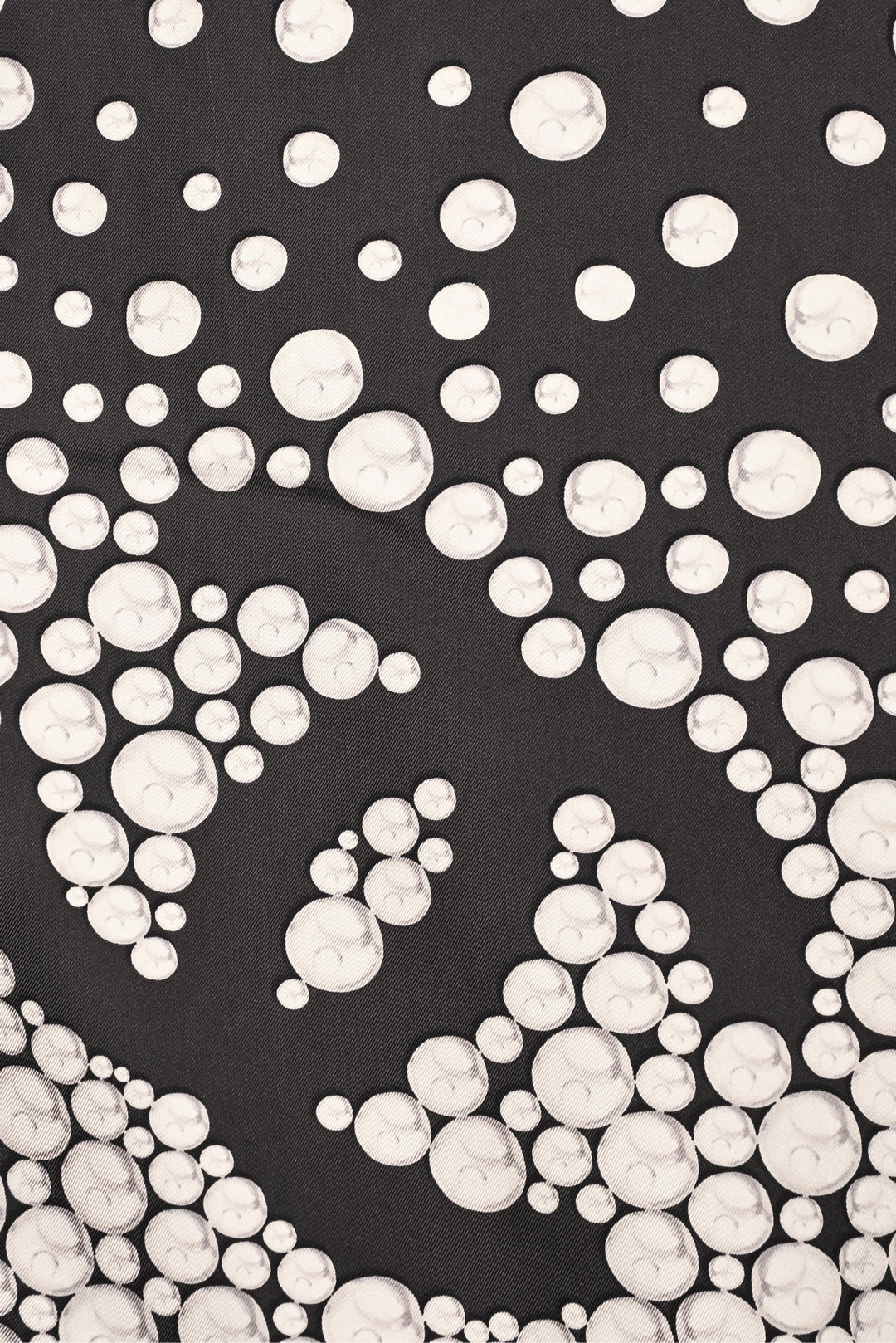 Chanel CC Pearl Print Silk Scarf