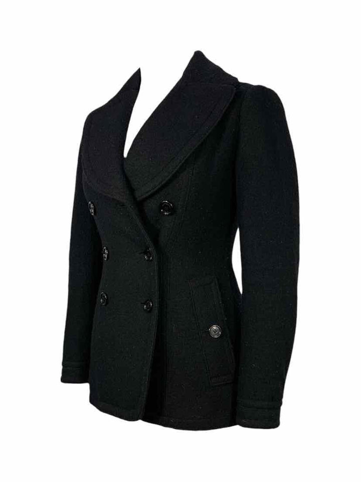 Burberry Brit Size 2 Double Breasted Wool Jacket